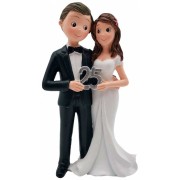 Figuras Pastel  Bodas Plata