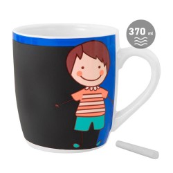 TAZA PIZARRA COLOREAR NIÑO...